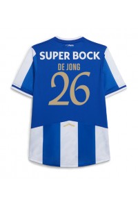 Porto Luuk de Jong #26 Jalkapallovaatteet Kotipaita 2025-26 Lyhythihainen